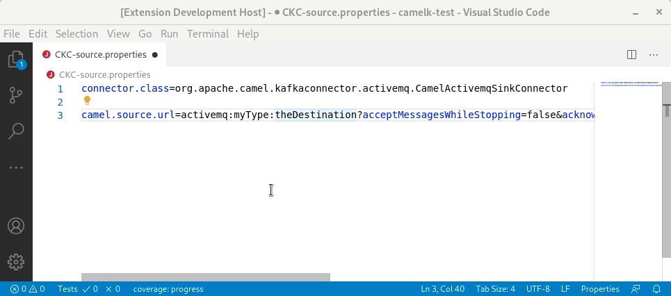 Refactor action to convert Camel URI to list of properties Refactor action to convert Camel URI to list of properties