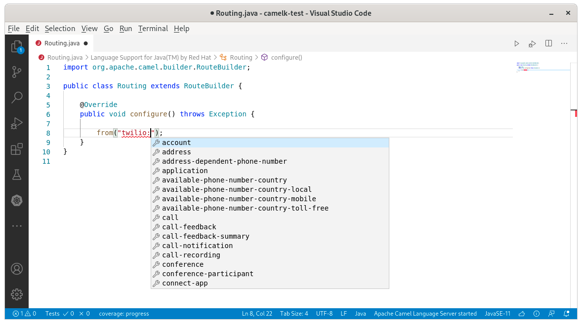 Completion for API Name Completion for API Name